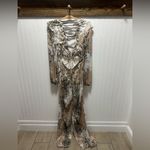 Blithe Los Angeles long sleeved, back tie, waist cutout wide leg jumpsuit sz M Black Size M Photo 1