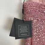 Mac Duggal  Sequined Strapless Faux Bow Column Gown in Rose Pink Size US 0 NWT Photo 10