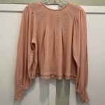 Free People Billie Puff Sleeve Top Blush XS Photo 6