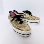 Kate Spade  x Keds Size 6 Platform Gold Glitter Sneakers 0‎ Photo 3
