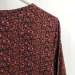 Boden USA NWT Boden Maroon Floral Long Sleeve Cotton Sleep Shirt Pajamas Womens Size 10 Photo 5