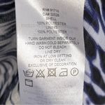 Armani Exchange  White, Purple, and Navy Button Up Blouse Size S Photo 2