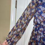 NWOT‎ ASOS DESIGN tiered floral maxi dress with tassels 2 Purple Photo 5