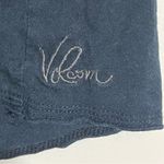 Volcom  Long Sleeve Cowl Neck Black Midi Dress One Pocket Cinched Artsy Skater XS Photo 8