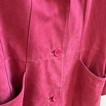 Dialogue genuine suede leather jacket pink size M Photo 4