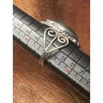 Green Chalcedony Gemstone 925 Sterling Silver Vintage Ring Size 5 Photo 6