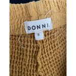 Donni Waffle Knit Shorts $114 GUC Lounge Comfort Mini Mustard Honey Yellow Small Photo 11