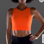 Lululemon Neon Orange Hotty Hot Cropped Tank Size 8 Photo 4