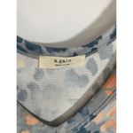 a.gain  Women's Cold Shoulder Tunic Top V Neck Short Sleeve Multi Pattern Gray 3X Photo 3