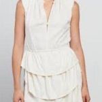 IRO  Calcie ruffle hem dress size 36 Photo 0