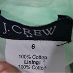 J.Crew  Strapless mint green / white dress size 6 Photo 2