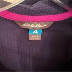 Eddie Bauer First Ascent Zip Hoodie Jacket Women's Small Navy Thumbhole Pockets Photo 1