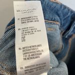 Social Tourist Ultra High Waisted Dark Wash Denim Baggy Loose Cargo Jean Pant 29 Blue Photo 5