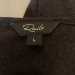 Rails The Resort Tank Black Sleeveless Shirt Thin Lightweight Sz L Linen Blend Photo 4