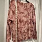 Athleta Women's Studio To Streetwear Tie Dye Crewneck Sweatshirt Pink Size XS Photo 6