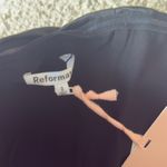 Reformation NWT Jaclyn Satin Top in black Photo 9