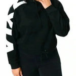Zyia  Active Black Cropped Hoodie Sweatshirt Size 2XL Photo 0