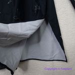 Hutch Womens Shirt Dress Origami Bird Button Front Roll Tab Sleeve Black size 0X Photo 8