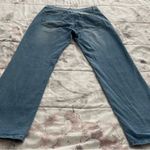 Miss Look  Y2K light wash blue button fly high rise bootcut jeans, size S Western Photo 9