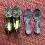 Rothy's  ARMY GREEN CAMO PRINT SLIP ON FLAT SHOES BUSINESS CASUAL Photo 5