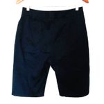 Pendleton Modern Black Cotton Stretch High Rise Bermuda Pockets Minimal Shorts 6 Photo 1