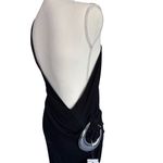 STAUD  Zenith Dress in Black Medium New Womens Midi Jersey Cocktail Photo 7