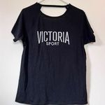 Victoria's Secret Victoria Sport Glitter Graphic Workout Short Sleeve Tee Sz M Photo 0