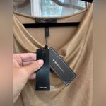 BCBGMAXAZRIA  Abrial Asymmetrical Metallic Gold Party Cocktail Dress Size M NWT Photo 7