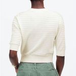 Madewell  Textural Stitch Cotton Sweater in Lighthouse, Size X-Small Photo 1