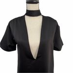 NBD  Brit Choker Plunging V- Neck Dress size M Photo 4