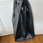 BCBG EUC PARIS BLACK MEDIUM DOUBLE‎ HANDLE SATCHEL BAG. Photo 2