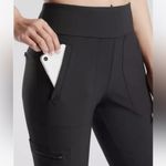 Athleta Headlands Hybrid Cargo Tight High Rise Black Hike Travel Camp Photo 2