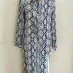 Anthropologie Bl-nk London Imanio Snake-Printed Shirtdress Size XS NWT $168 Photo 6
