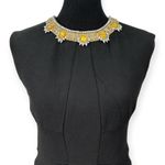 Tracy Reese | Size 4 | Jeweled Collar Black Sleeveless Frock Cocktail Dress Photo 4
