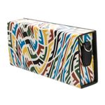 Fendi  X Sarah Coleman Multicolor Vitello Vertigo Zucca Horizontal Box Bag Clutch Photo 4