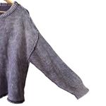 Mustard Seed Knit Cropped Sweater Womens S Purple Cottagecore Cozy Photo 3