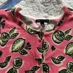Cable & Gauge Pink lime printed cardigan Photo 2