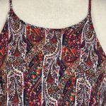 American Eagle  Large A-Line Mini Dress Paisley Halter Keyhole Lightweight Pocket Photo 1