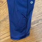 Lululemon Run A Marathon Crop II Cadet Blue / Groovy Stripe Size 6 Photo 6