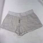 Lilly Pulitzer  Claudette White Crochet Minimalist Old Money Drawstring Shorts M Photo 2