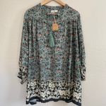 Natural Life  Dara Tunic Dress Womens Size Small Long Sleeve Boho Bohemian Photo 2