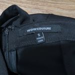 Wow Couture  black mini dress size small Photo 3