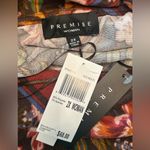 Premise  soft cozy floral patchwork flowy earth toned cowl neck boho tunic NWT 2X Photo 4