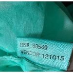 Watercolor green tie dye 100% silk neck scarf handbag wrap long scarf Photo 3