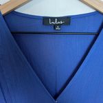 Lulus NWT - Heart of Marigold Denim Blue Wrap Maxi Dress Photo 6