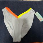 OneOne Swim light blue, yellow, and orange bikini bottoms Gray Size XL Photo 0