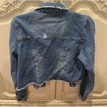 Papaya  Cropped Denim Jean Jacket Photo 3