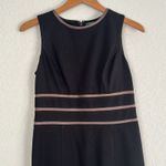 Ralph Lauren Black Dress Brown Leather Party Equestrian Old Money Classic Fall Photo 1