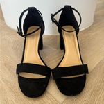City Classified Women’s Size 10 Black Suede Strappy Heeled Sandals Photo 1