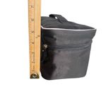 Victoria's Secret  Black Satin Cosmetic Travel Bag Bra Organizer Black Pink Photo 11